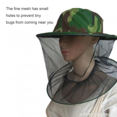Anti-mosquito Bee Bug Insect Outdoor Fishing Sting Proof Camouflage Mesh Hat